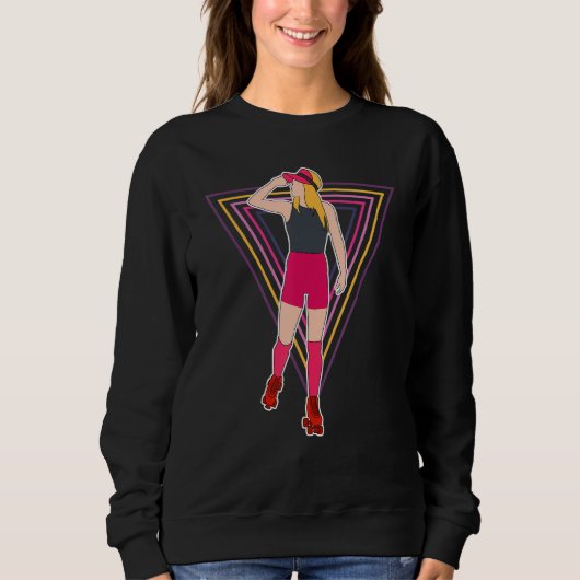 Sweatshirt Roller cool Patinage Pour Femmes Rollerskate Rol (Devant)