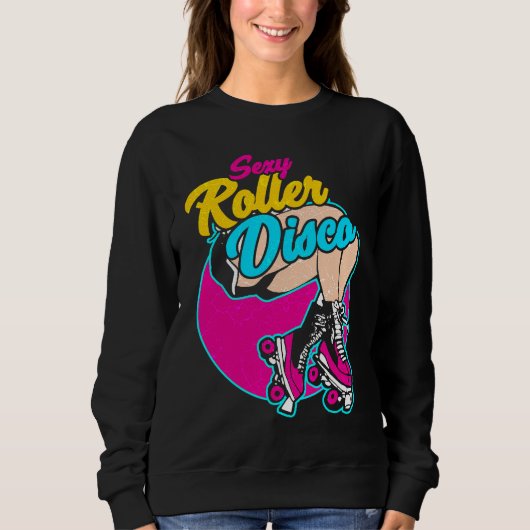 Sweatshirt Roller skates disco inline skating roller skating  (Devant)
