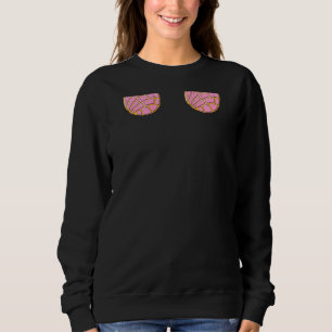 Sweatshirt Rolls Croustillants De Conchas Bra Humoristique Ra