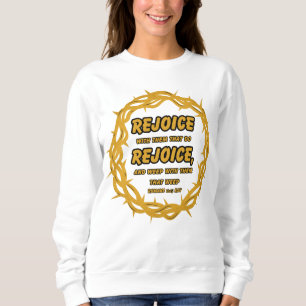 Sweatshirt Romains 12:15 KJV Bible Ecriture Verse Femmes