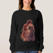 Sweatshirt Romantic Anime Couple - Valentine's Day Aesthetic (Devant)