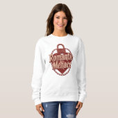 Sweatshirt "Romantic Menace" with Edgy Heart Lock (Devant entier)
