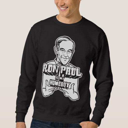 Sweatshirt Ron Paul est ma chemise de Homeboy (Devant)