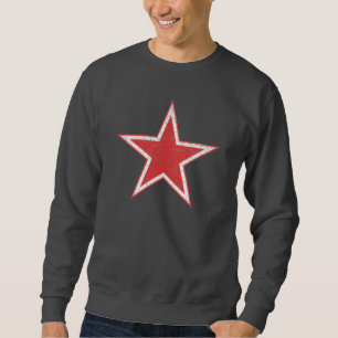 SWEATSHIRT RONDEAU ROUGE DE 2ÈME GUERRE MONDIALE D'ÉTOILE D