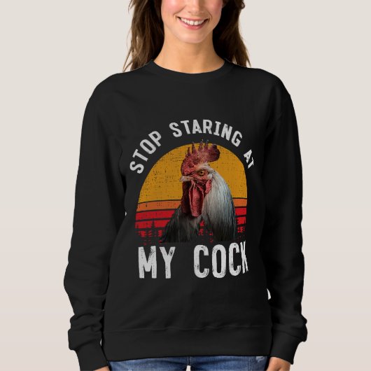 Sweatshirt Roo de poulet rétro vintage (Devant)