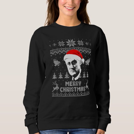 Sweatshirt Roosevelt Joyeux Noël (Devant)