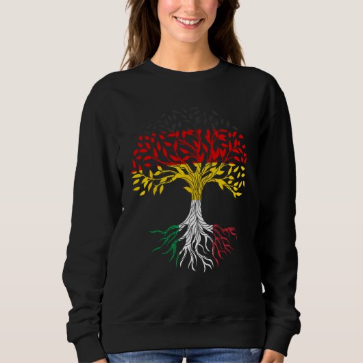 Sweatshirt Roots Tree Germany Italy (Devant)