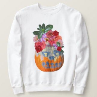 Sweatshirt Rosabella Floral Citrouille Longues Manches
