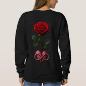 Sweatshirt Rose d'Amour Infini (Dos)