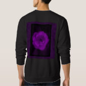 Sweatshirt Rose de pourpre. Avec le pourpre noir et foncé (Dos)