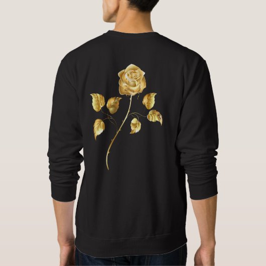 Sweatshirt Rose d'or ( rose d'or ) (Dos)