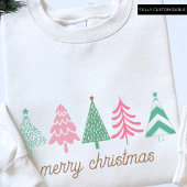 Sweatshirt ROSE NOEL Boho sapin de Noël Joyeux Noël mignon