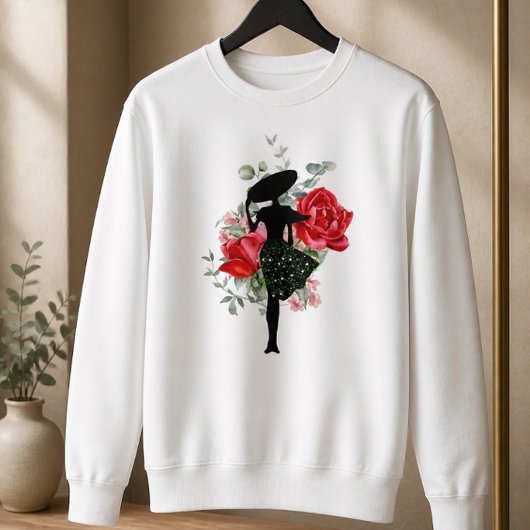 Sweatshirt Rose Rouge et Mode