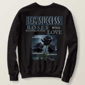 SWEATSHIRT ROSES AMOUREUX (Design dos)