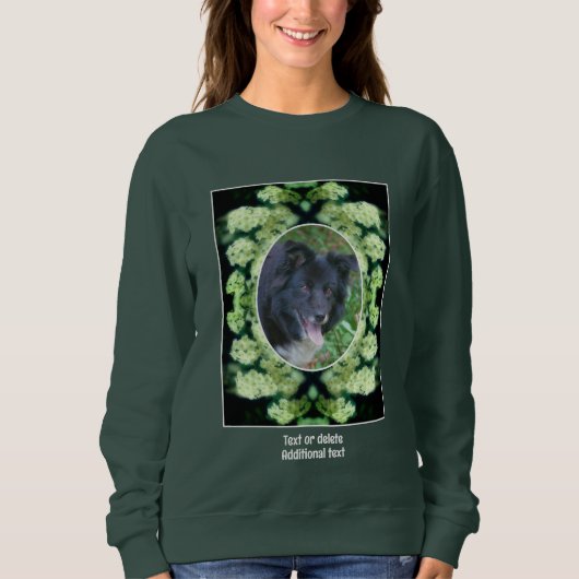 Sweatshirt Roses Blanches Sauvages Créez votre propre animal (Devant)