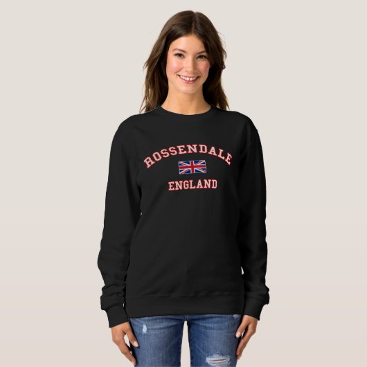 Sweatshirt ROSSENDALE British Flag Badge (Devant entier)