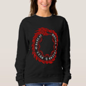 Sweatshirt Rotate Extend Pull Repeat Cool Dragon Chinese Boat (Devant)