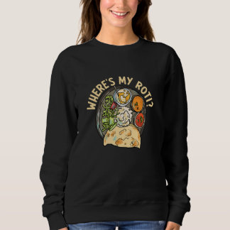 Sweatshirt Roti Flatbread Trinidad Et Tobago Caribbean Food