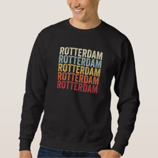 Sweatshirt Rotterdam New York Rotterdam NY Retro Vintage Text