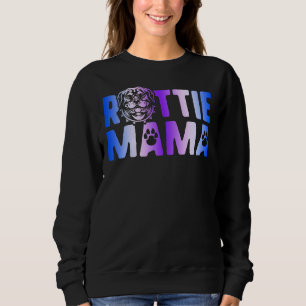 Sweatshirt Rottie Mama Rottweiler Chien Maman Mignonne Chiot 