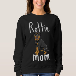 Sweatshirt Rottie Mom Vector Rottweiler