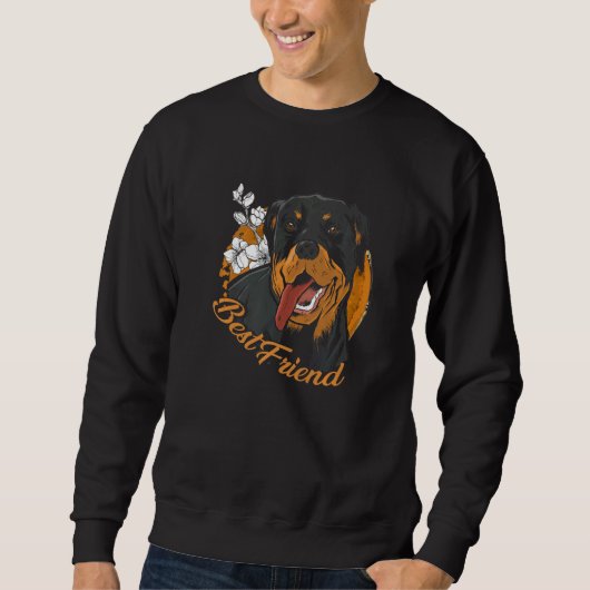 Sweatshirt Rottweiler Best Friend Dog Owner Rottie (Devant)
