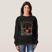 Sweatshirt Rottweiler Dog Breeders Dog Owner Saying 19 (Devant entier)