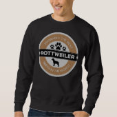 Sweatshirt Rottweiler meilleure race de chien (Devant)