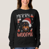 Sweatshirt Rottweiler Noël 14 (Devant)