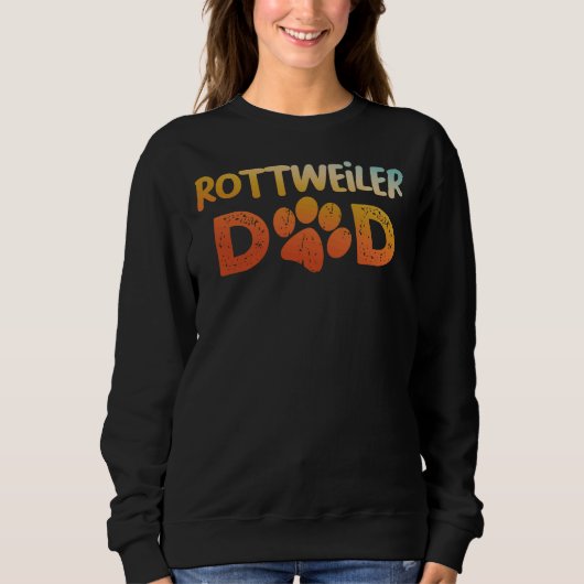 Sweatshirt Rottweiler Papa 11 (Devant)