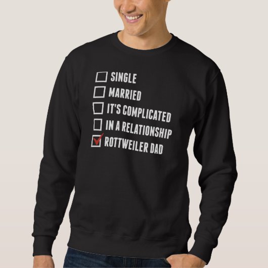 Sweatshirt Rottweiler Papa 13 (Devant)