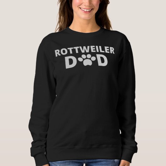 Sweatshirt Rottweiler Papa 8 (Devant)