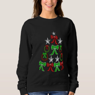 Sweatshirt rouge et vert de raglan de vacances de
