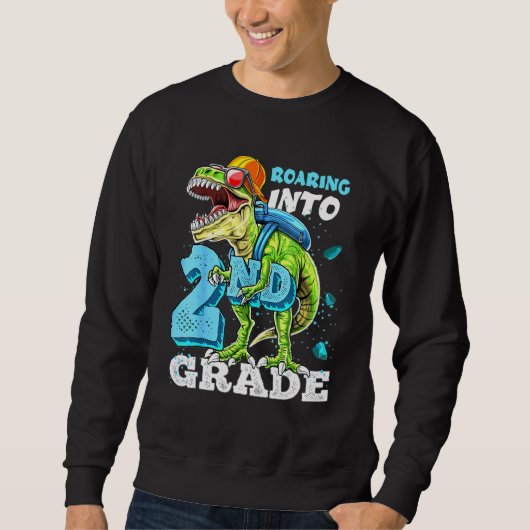 Sweatshirt Roulage en 2e année T Rex Boys (Devant)