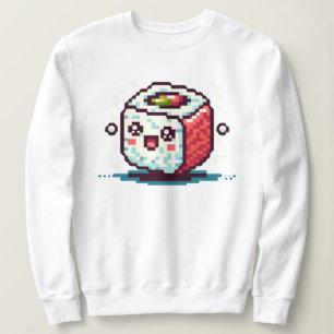 Sweatshirt Rouleau de Sushi 8 Bits Pixel - Jolie Conception D