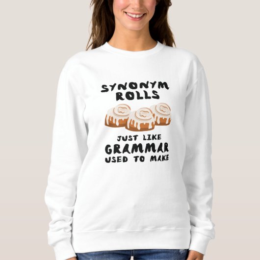 Sweatshirt Rouleaux Synonyme (Devant)