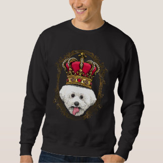 Sweatshirt Royal Bichon Frise King Queen Princess Doggo Puppy