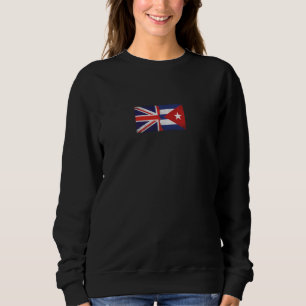 Sweatshirt Royaume-Uni Cuba Drapeaux - British Cuba