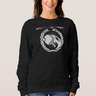Sweatshirt Royaume-Uni Ping Pong UK Tennis de Table Soutien