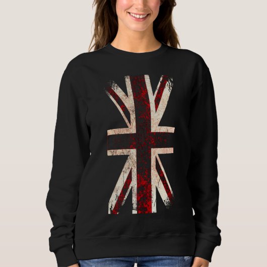 Sweatshirt Royaume-Uni vintage (Devant)
