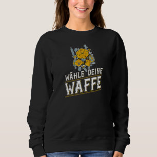 Sweatshirt Rpg Dice With Armes Stylo Papier Imaginaire Rôle J
