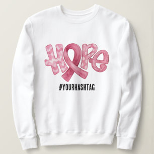 Sweatshirt Ruban de sensibilisation à l'espoir Hashtag person