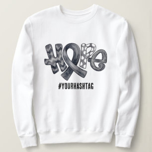 Sweatshirt Ruban de sensibilisation à l'espoir Hashtag person