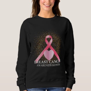 Sweatshirt Ruban Rose de Lutte contre le Cancer du Sein