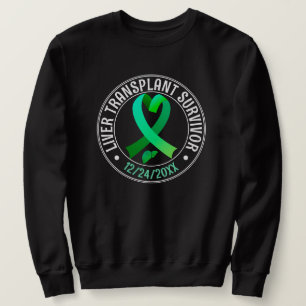 Sweatshirt Ruban vert pour survivante de la transplantation d