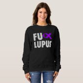 Sweatshirt Ruban violet Fu Lupus - Lupus (Devant entier)