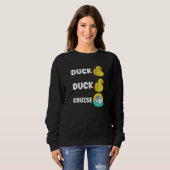 Sweatshirt Rubber Duck Boating Boat Captain Cruise Ship Cruis (Devant entier)