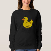 Sweatshirt Rubber Duck Spirit Animal  Duck (Devant)