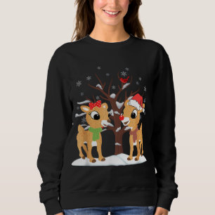 Sweatshirt Rudolph et Clarice Christmas Reindeer