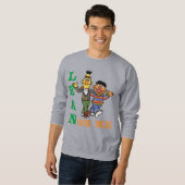 Sweatshirt Rue Sésame | Bert & Ernie Lean sur moi (Devant entier)